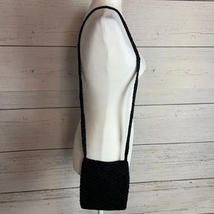 The Sweetest Little Sak Black Crochet Bag